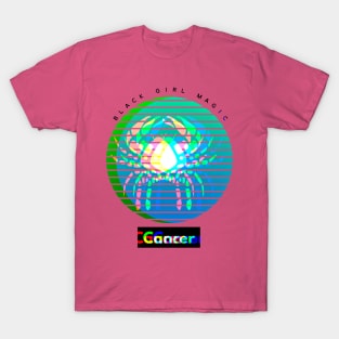 Cancer Black Girl Magic (zodiac sign) T-Shirt